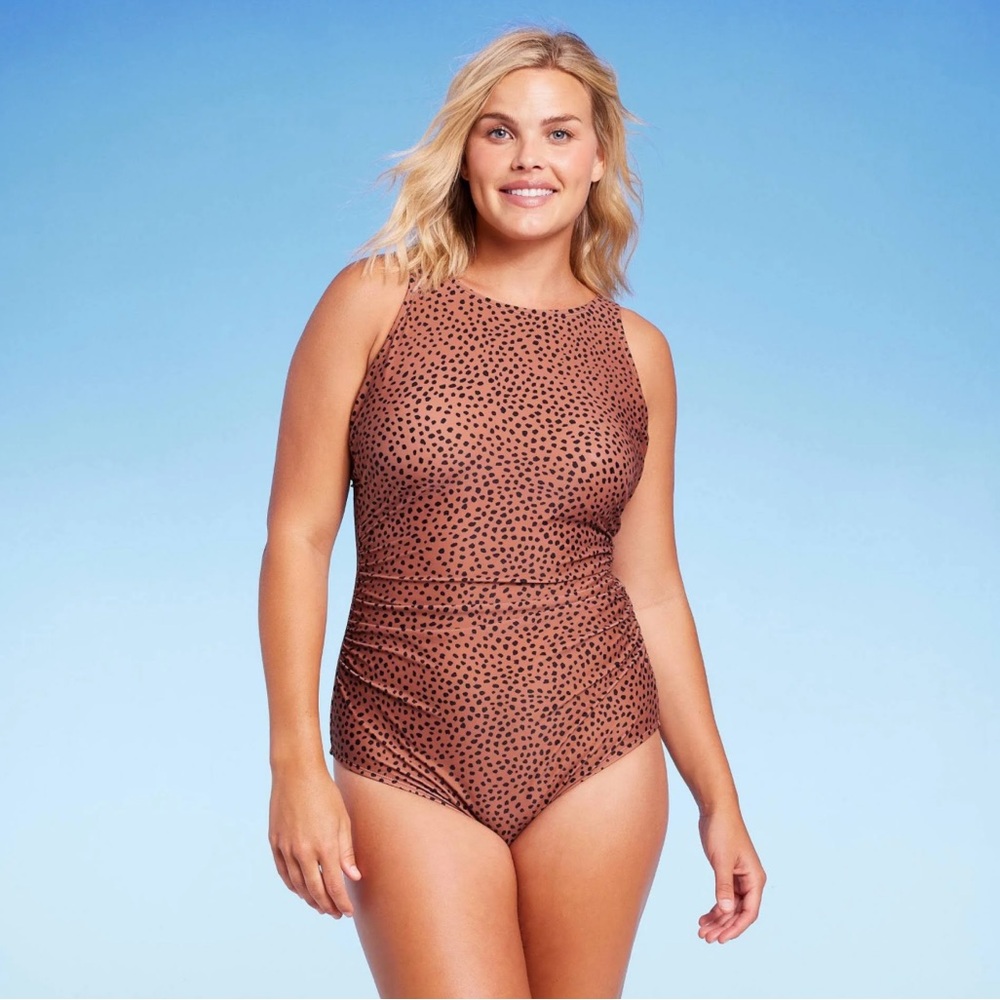 KONA SOL size 22 High Neck Swimsuit NEW $46
